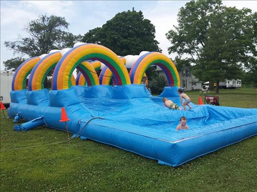 slip and slide pools